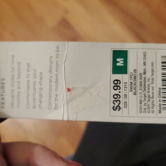 𝅺Maternity Liz Lange Maternity Swimsuit for Target Size Maternity - Picture 7 of 7